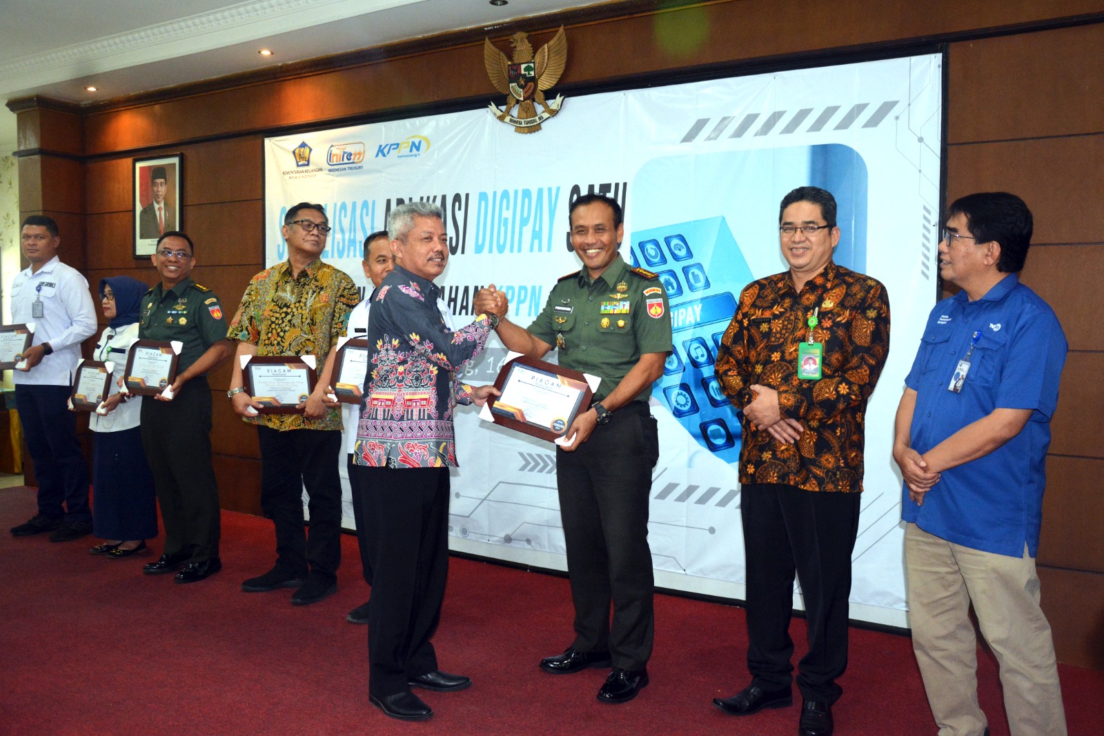 Korem 073/Makutarama Raih Peringkat Pertama Penghargaan KPPN Award